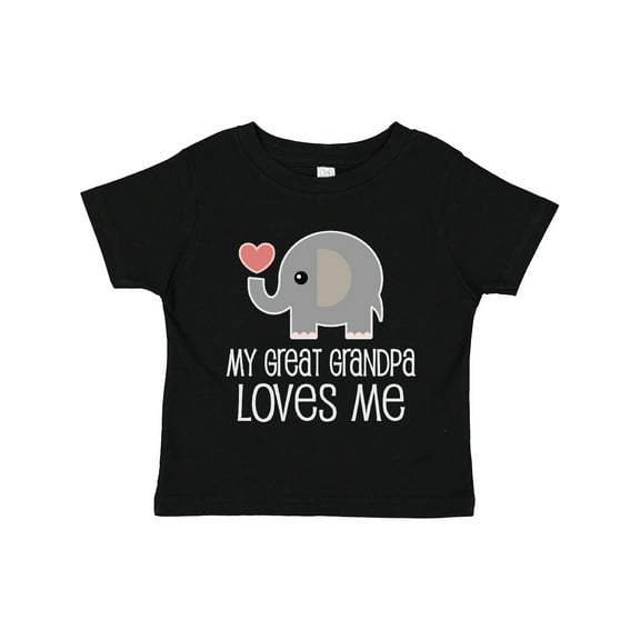 Inktastic My Great Grandpa Loves Me Boys or Girls Toddler T-Shirt