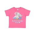 thumbnail image 1 of Inktastic My Great Grandpa Loves Me Cute Elephants Clouds Moon Stars Boys or Girls Toddler T-Shirt, 1 of 5