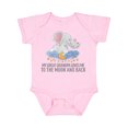 thumbnail image 1 of Inktastic My Great Grandpa Loves Me to the Moon and Back Elephants Boys or Girls Baby Bodysuit, 1 of 5