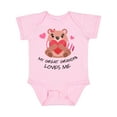 thumbnail image 1 of Inktastic My Great Grandpa Loves me- bear and hearts Boys or Girls Baby Bodysuit, 1 of 5
