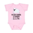thumbnail image 1 of Inktastic My Great Grandpa and Grandma Love Me Boy Lamb Boys or Girls Baby Bodysuit, 1 of 5