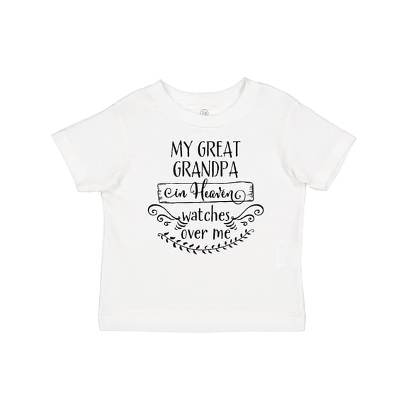 Inktastic My Great Grandpa in Heaven Watches over Me Boys or Girls Baby T-Shirt