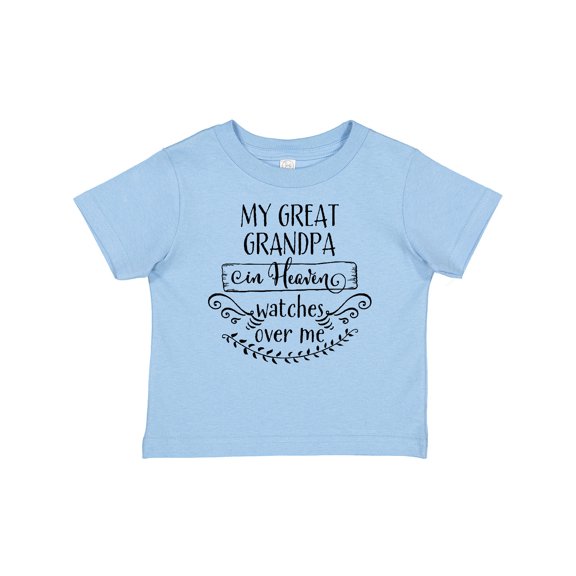 Inktastic My Great Grandpa in Heaven Watches over Me Boys or Girls Baby T-Shirt