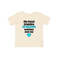 thumbnail image 1 of Inktastic My Great Grandpa in Heaven Watches over Me Boys or Girls Baby T-Shirt, 1 of 5