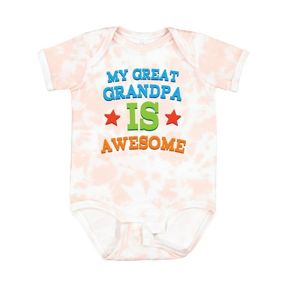 Inktastic My Great Grandpa is Awesome Grandkid Boys or Girls Baby Bodysuit