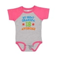 thumbnail image 1 of Inktastic My Great Grandpa is Awesome Grandkid Boys or Girls Baby Bodysuit, 1 of 5