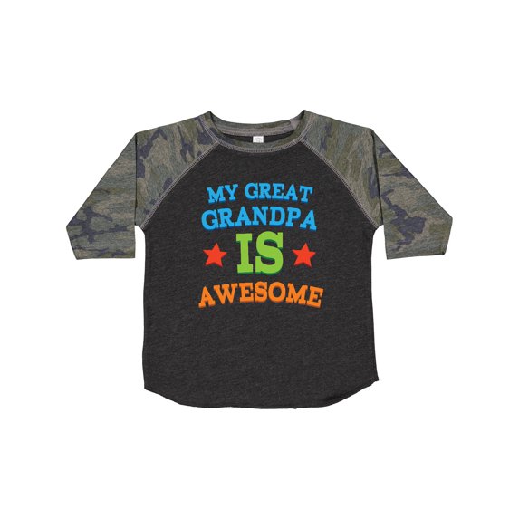 Inktastic My Great Grandpa is Awesome Grandkid Boys or Girls Toddler T-Shirt