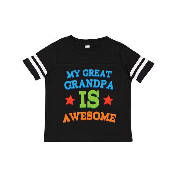 Inktastic My Great Grandpa is Awesome Grandkid Boys or Girls Toddler T-Shirt