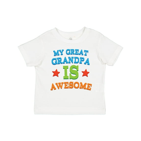 Inktastic My Great Grandpa is Awesome Grandkid Boys or Girls Toddler T-Shirt