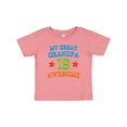 thumbnail image 1 of Inktastic My Great Grandpa is Awesome Grandkid Gift Boys or Girls Baby T-Shirt, 1 of 5