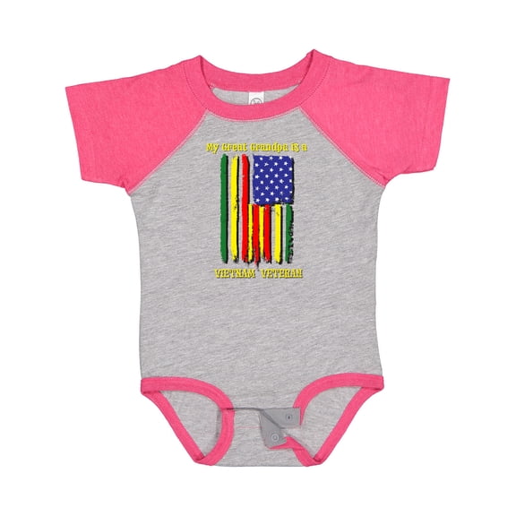 Inktastic My Great Grandpa is a Vietnam Veteran Boys or Girls Baby Bodysuit