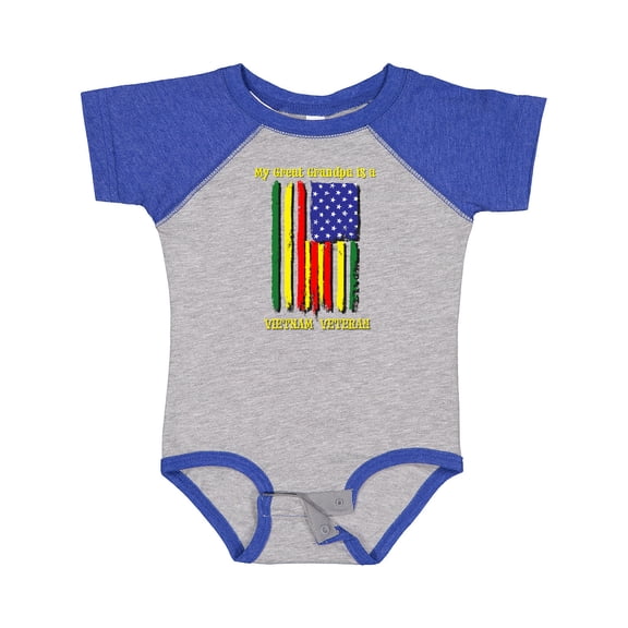 Inktastic My Great Grandpa is a Vietnam Veteran Boys or Girls Baby Bodysuit