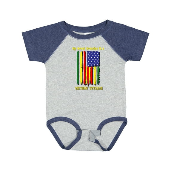 Inktastic My Great Grandpa is a Vietnam Veteran Boys or Girls Baby Bodysuit
