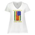 thumbnail image 1 of Inktastic My Great Grandpa is a Vietnam Veteran Women's Plus Size V-Neck T-Shirt, 1 of 5