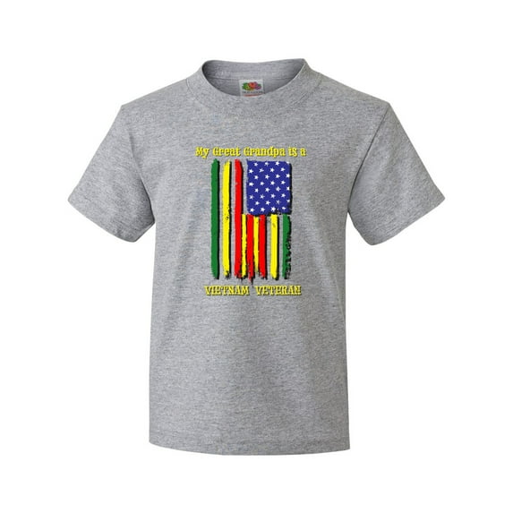 Inktastic My Great Grandpa is a Vietnam Veteran Youth T-Shirt