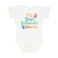 thumbnail image 1 of Inktastic My Great Grandparents Love Me Boys or Girls Baby Bodysuit, 1 of 5