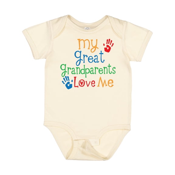 Inktastic My Great Grandparents Love Me Boys or Girls Baby Bodysuit