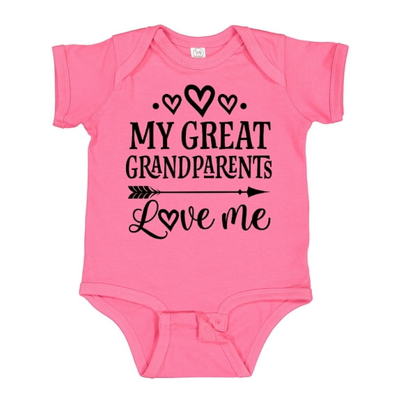 Inktastic My Great Grandparents Love Me Boys or Girls Baby Bodysuit