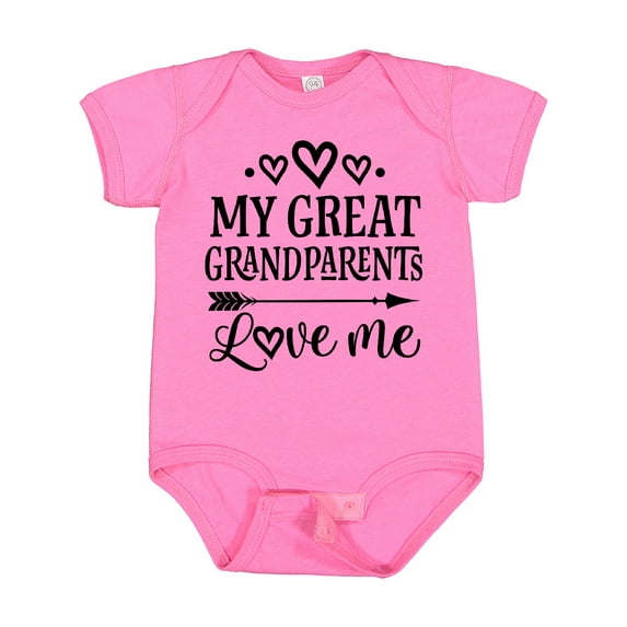 Inktastic My Great Grandparents Love Me Boys or Girls Baby Bodysuit