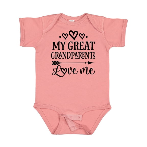 Inktastic My Great Grandparents Love Me Boys or Girls Baby Bodysuit