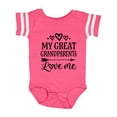 thumbnail image 1 of Inktastic My Great Grandparents Love Me Boys or Girls Baby Bodysuit, 1 of 5