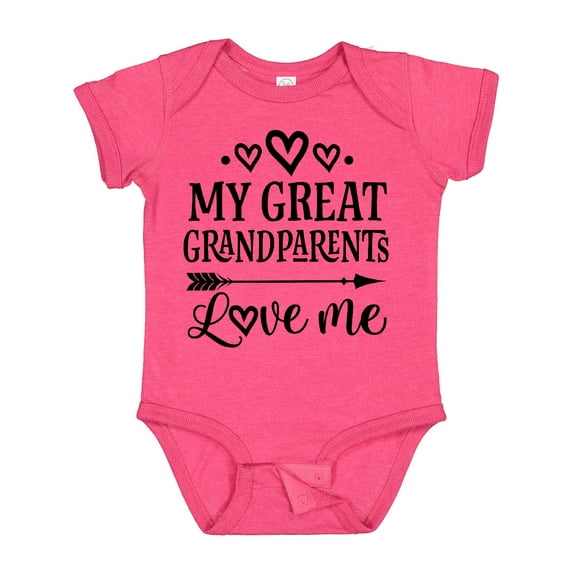 Inktastic My Great Grandparents Love Me Boys or Girls Baby Bodysuit