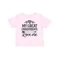 thumbnail image 1 of Inktastic My Great Grandparents Love Me Boys or Girls Baby T-Shirt, 1 of 5