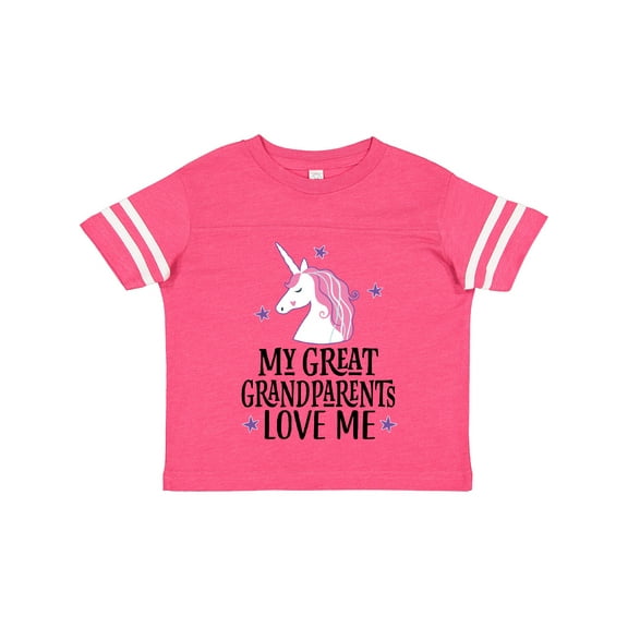 Inktastic My Great Grandparents Love Me Unicorn Girls Toddler T-Shirt