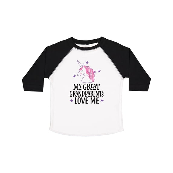 Inktastic My Great Grandparents Love Me Unicorn Girls Toddler T-Shirt