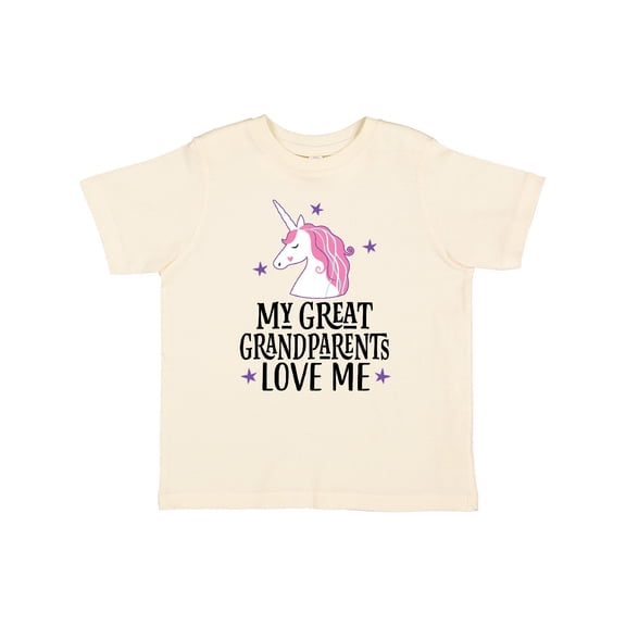 Inktastic My Great Grandparents Love Me Unicorn Girls Toddler T-Shirt