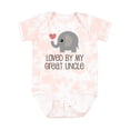 thumbnail image 1 of Inktastic My Great Uncle Loves Me Boys or Girls Baby Bodysuit, 1 of 5