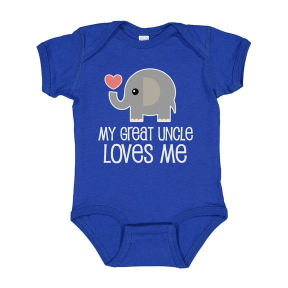 Inktastic My Great Uncle Loves Me Boys or Girls Baby Bodysuit