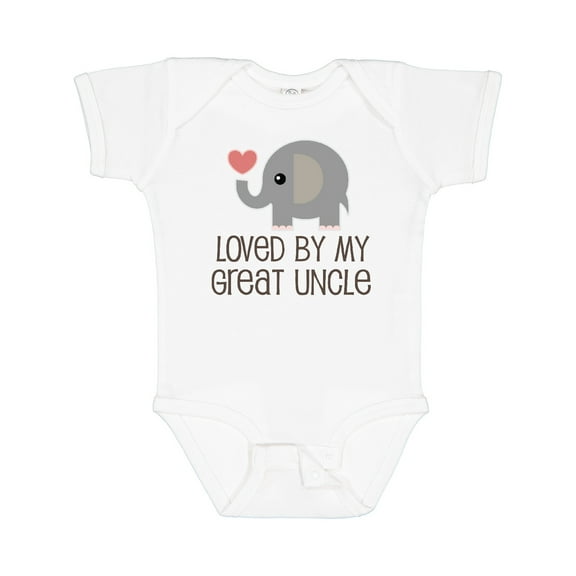 Inktastic My Great Uncle Loves Me Boys or Girls Baby Bodysuit