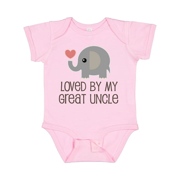 Inktastic My Great Uncle Loves Me Boys or Girls Baby Bodysuit