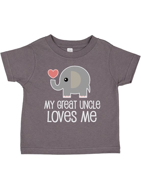 My Great Uncle Loves Me Boys or Girls Toddler T-Shirt