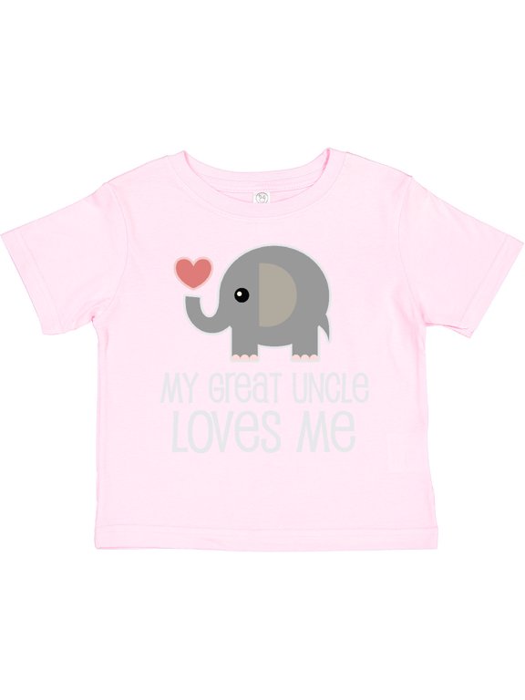My Great Uncle Loves Me Boys or Girls Toddler T-Shirt