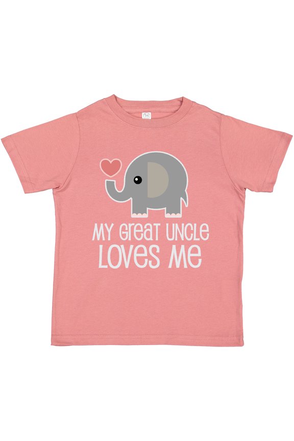 My Great Uncle Loves Me Boys or Girls Toddler T-Shirt