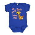 thumbnail image 1 of Inktastic My Great Uncle Loves Me- Cute Giraffe Boys or Girls Baby Bodysuit, 1 of 5