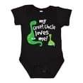 thumbnail image 1 of Inktastic My Great Uncle Loves Me Dinosaur Boys Baby Bodysuit, 1 of 5