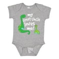 thumbnail image 1 of Inktastic My Great Uncle Loves Me Dinosaur Boys Baby Bodysuit, 1 of 5
