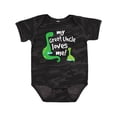 thumbnail image 1 of Inktastic My Great Uncle Loves Me Dinosaur Boys Baby Bodysuit, 1 of 5