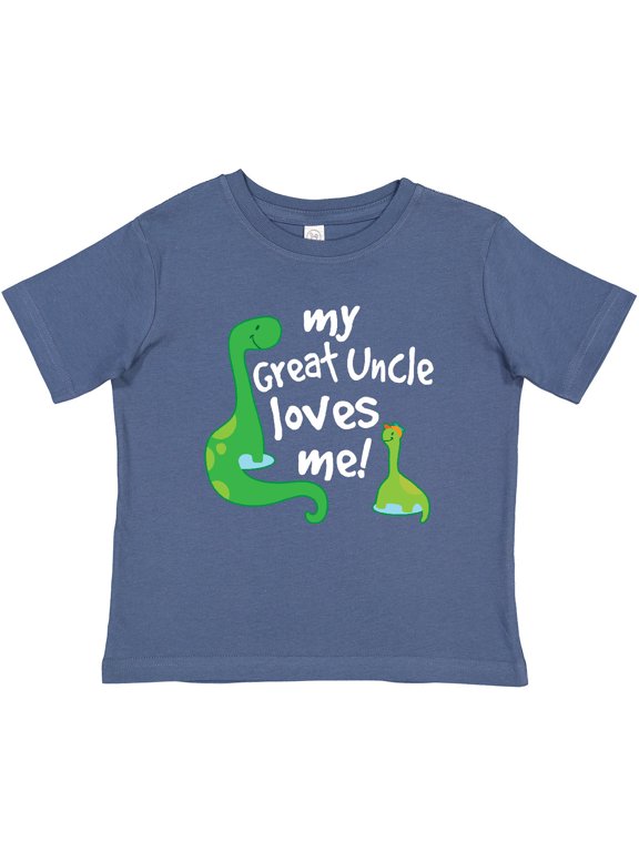 My Great Uncle Loves Me Dinosaur Boys Baby T-Shirt