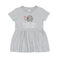 thumbnail image 1 of Inktastic My Great Uncle Loves Me Girls Baby Dress, 1 of 5