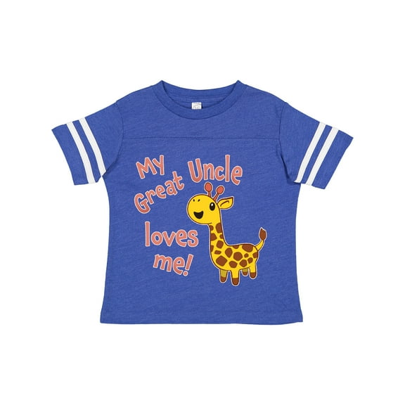 Inktastic My Great Uncle Loves me- cute giraffe Boys or Girls Toddler T-Shirt