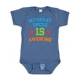 thumbnail image 1 of Inktastic My Great Uncle is Awesome Boys or Girls Baby Bodysuit, 1 of 5