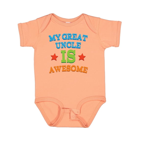 Inktastic My Great Uncle is Awesome Boys or Girls Baby Bodysuit