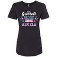 thumbnail image 1 of Inktastic My Greatest Blessings Call Me Abuela with Flowers Women's T-Shirt, 1 of 5