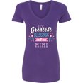 thumbnail image 1 of Inktastic My Greatest Blessings Call Me Mimi with Flowers Women's V-Neck T-Shirt, 1 of 5