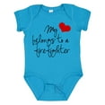 thumbnail image 1 of Inktastic My Heart Belongs Firefighter Girls Baby Bodysuit, 1 of 5