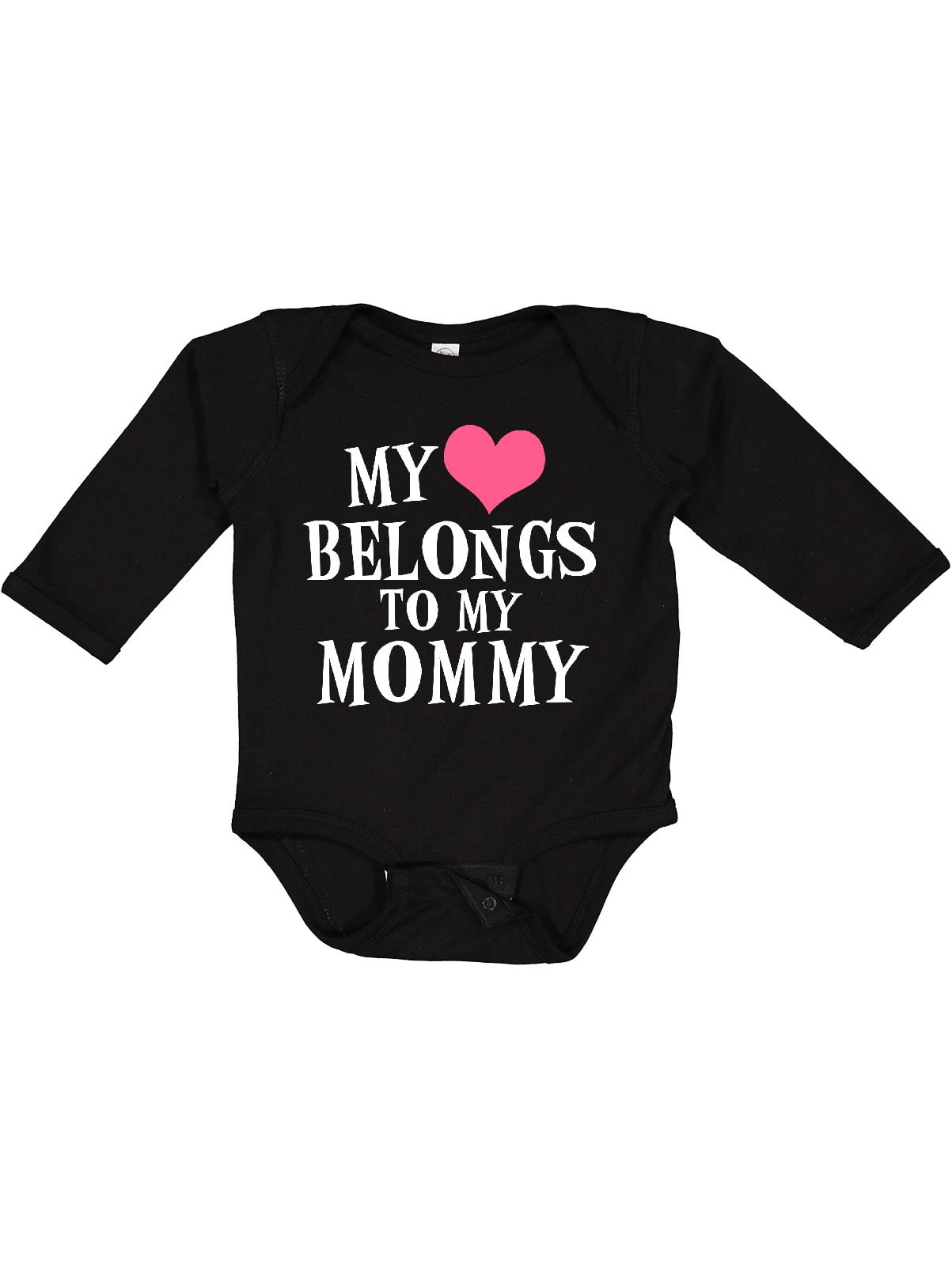 Inktastic My Heart Belongs To My Mommy Boys or Girls Long Sleeve Baby